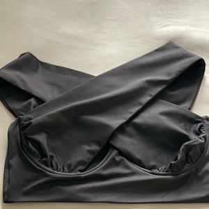 Crop top, black,0xl, shein